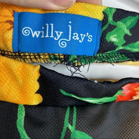 Vintage Willy Jay's Floral Rose Print Blouse with Flutter Sleeves Size S - Picture 4 of 11